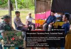 Babinsa Koramil 1418-02/Tapalang Laksanakan Puldata dan Ajak Warga Jaga Kebersihan Lingkungan