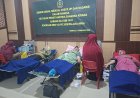 Persit KCK Koorcab Rem 142/Tatag Gelar Donor Darah Sambut HUT ke-80 Persit